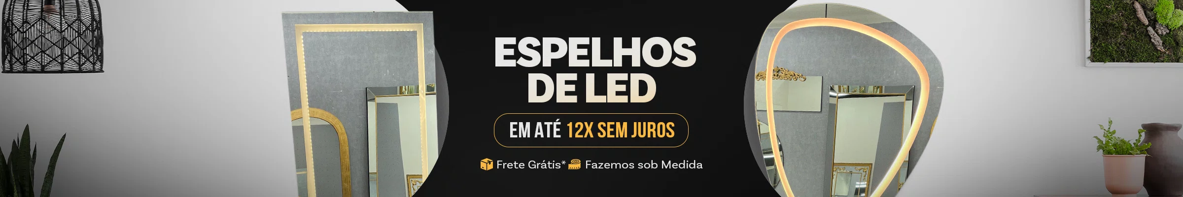 Espelho com led