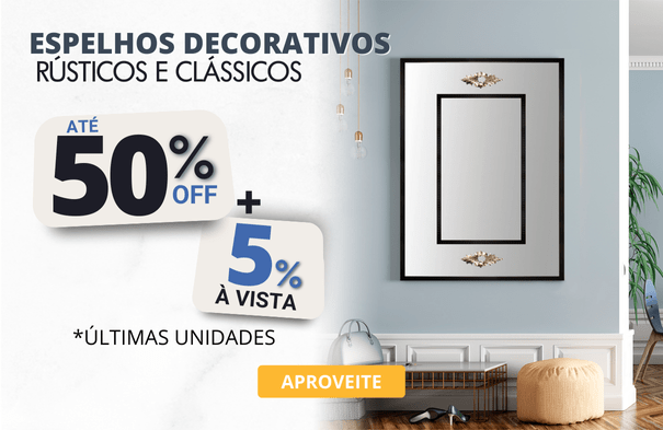 Espelhos em promocao Decore Pronto