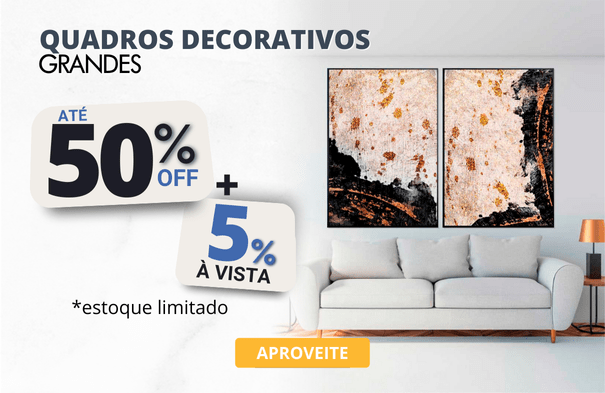 Quadros Grandes em Oferta Decore Pronto