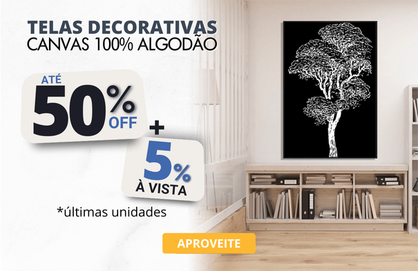Telas canvas em Promoção Decore Pronto