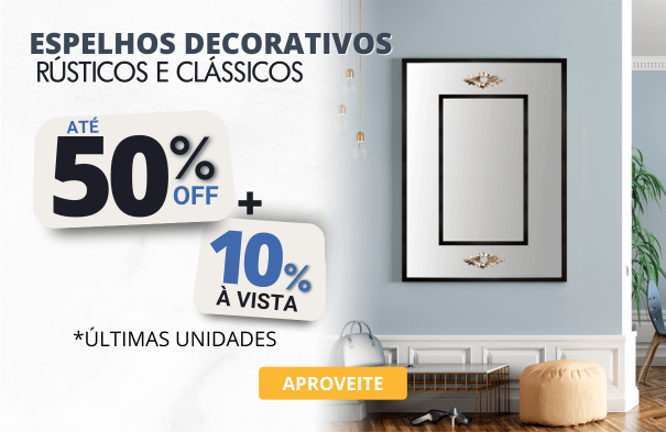 Espelhos em promocao Decore Pronto
