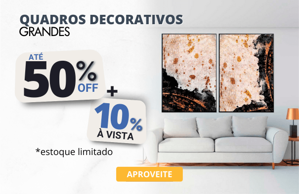 Quadros Grandes em Oferta Decore Pronto
