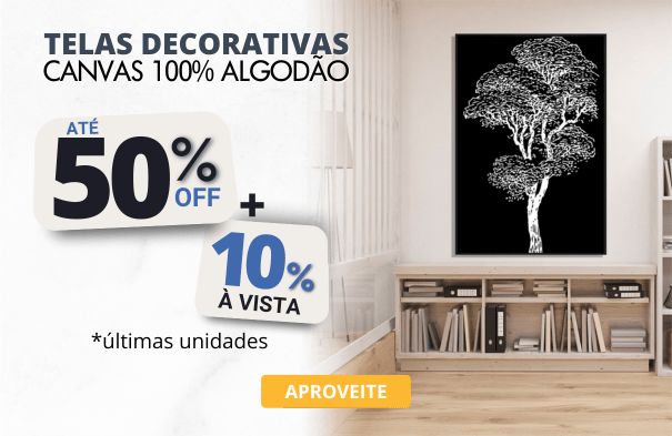 Telas canvas em Promoção Decore Pronto