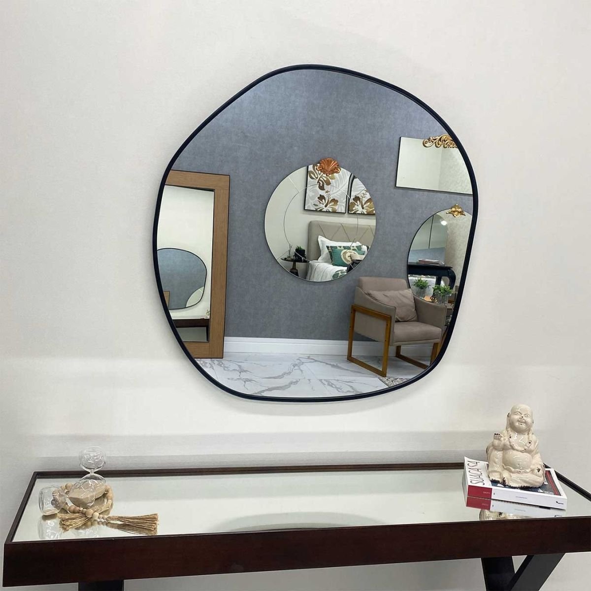 Espelho Orgânico Grande Personalizado Decore Pronto