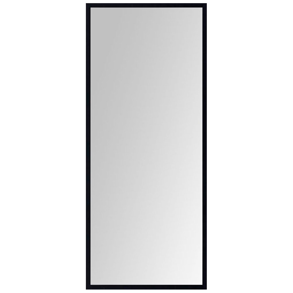 Espelho Moderno Decorativo com Moldura Preta sem Bisotê 70x170cm