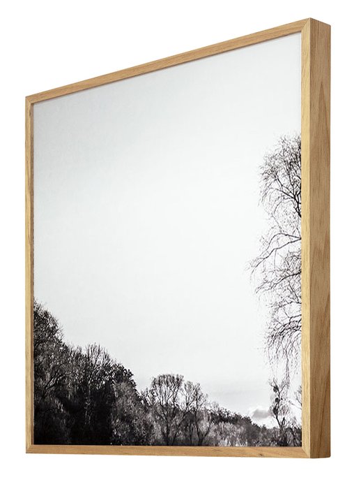 Kit de Quadros Decorativos Paisagem em Preto e Branco Kit com 6 Quadros de 57x57cm