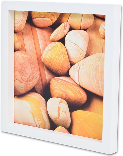 Quadro Decorativo Pedras de Praia 30x30cm DP080