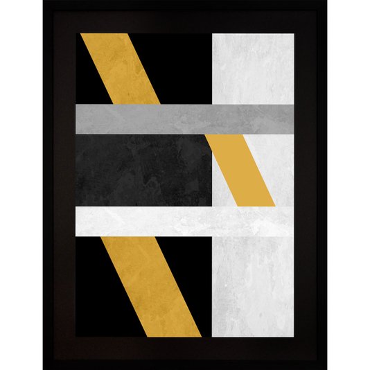 Quadro Abstrato Decor Formas Geométricas II - Escolha o Tamanho