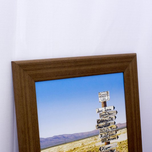 Quadro Decorativo Carro Abandonado Route 66 - 50x60cm