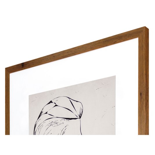 Quadro para Closet Homem de Perfil 65x75cm