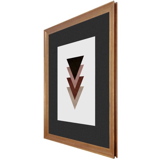 Quadro Decorativo Triângulos Sabedoria e Divindade 90x110cm