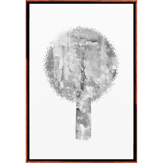 Conjunto Tela Canvas Animais e Árvore Abstrata Kit com 3 Quadros