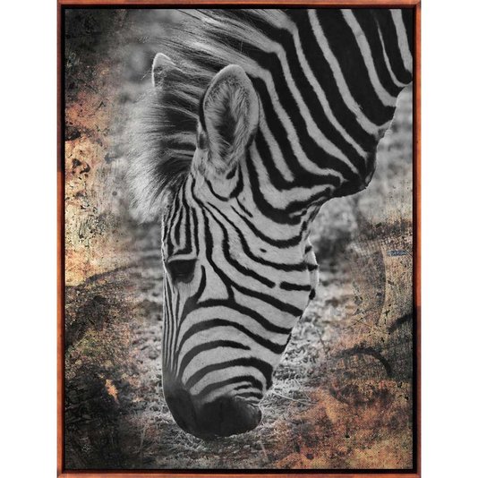 Conjunto Tela Canvas Animais em Preto e Branco Kit com 3 Quadros