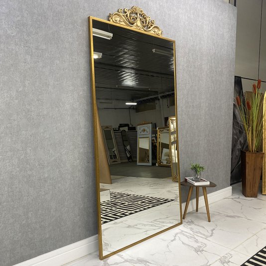 Espelho Clássico Decorativo Dourado - O Toque de Luxo que Seu Ambiente Precisa