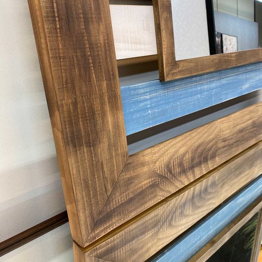 Espelho Decorativo com Moldura em Várias Cores Rústico