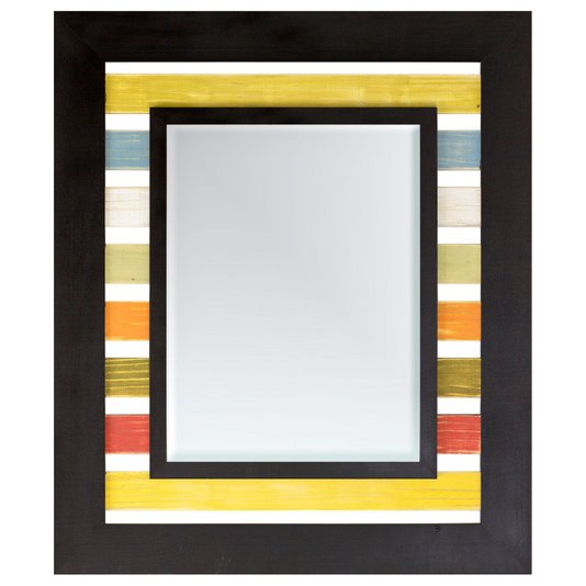 Espelho Decorativo com Moldura em Várias Cores Rústico sem Bisotê 100x160 cm