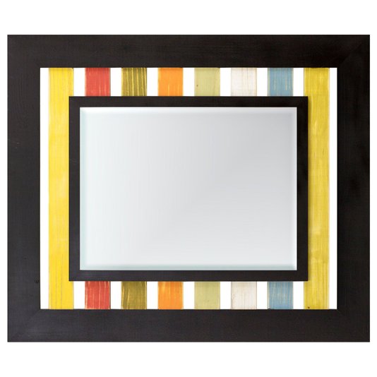 Espelho Decorativo com Moldura em Várias Cores Rústico sem Bisotê 100x160 cm