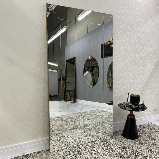 Espelho Decorativo Moderno Estilo Mosaico com Espelhos Lapidados: Luxo e Sofisticação