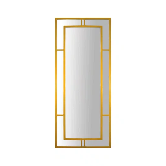 Espelho Grade Decorativo Moderno com Moldura Laqueada: Resistência com Elegância 50x120CM