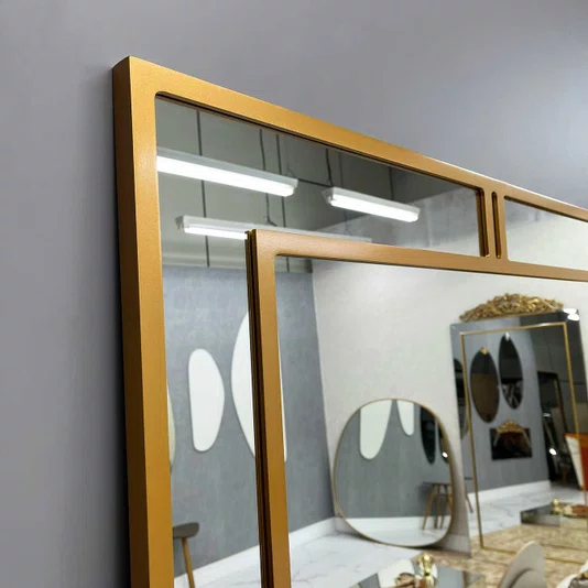 Espelho Grade Decorativo Moderno com Moldura Laqueada: Resistência com Elegância