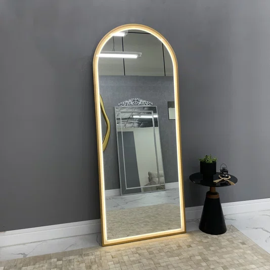 Espelho Solaris Formato Janela Com LED COB Frontal e Moldura Laqueada Premium