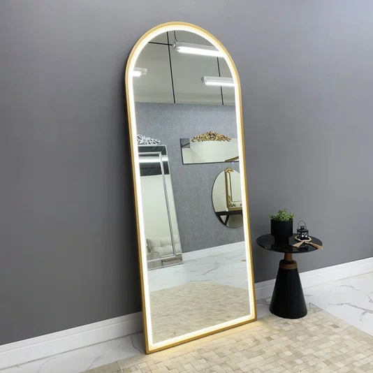 Espelho Solaris Formato Janela Com LED COB Frontal e Moldura Laqueada Premium