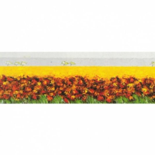 Gravura Floral para Quadros 100x35cm