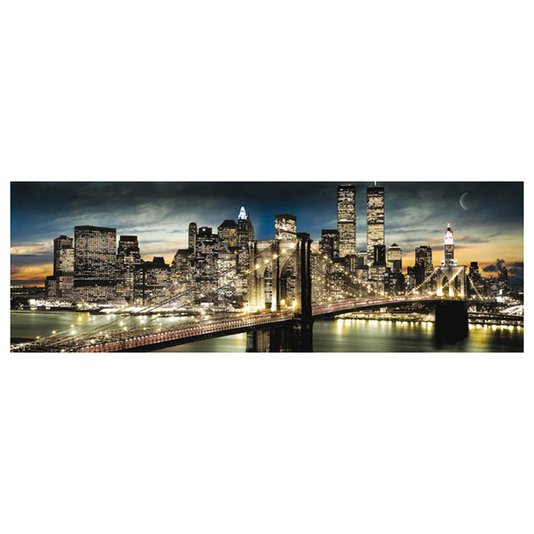 Gravura Poster para Quadros Nova York Ponte Manhattan 90x30cm