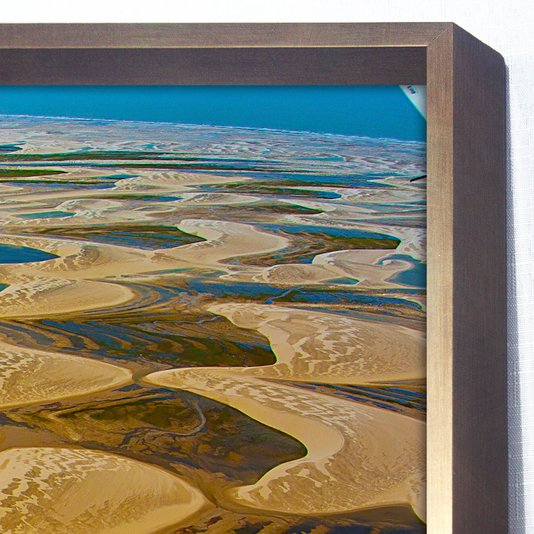 Kit 2 Quadros Decorativos Paisagem Mar Areia 125x90 cm