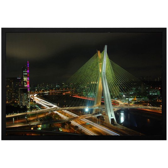 Kit com 6 Quadros Decorativos Cidades Londres Paris Nova York São Paulo 90x60cm