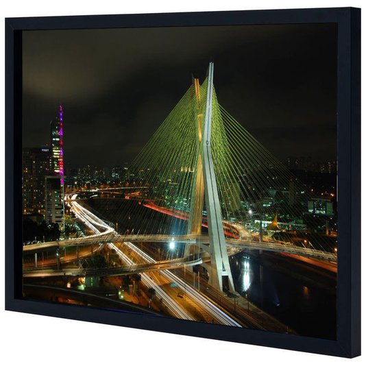 Kit com 6 Quadros Decorativos Cidades Londres Paris Nova York São Paulo 90x60cm