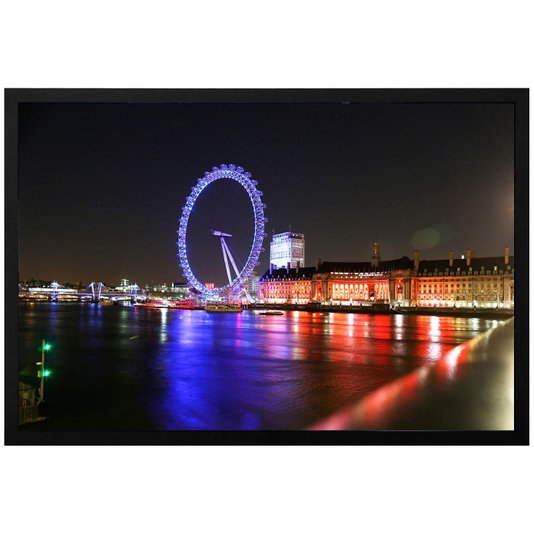 Kit com 6 Quadros Decorativos Cidades Londres Paris Nova York São Paulo 90x60cm
