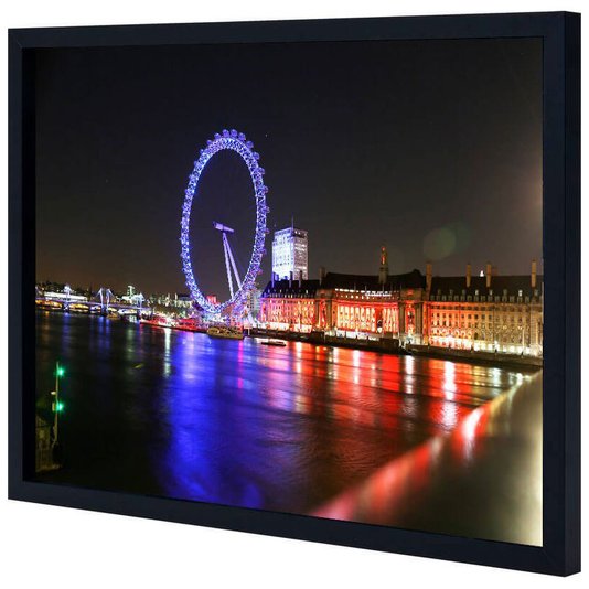 Kit com 6 Quadros Decorativos Cidades Londres Paris Nova York São Paulo 90x60cm