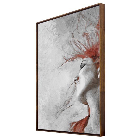 Kit de Telas Mulher em Preto e Branco 2 Quadros de 70x90 cm