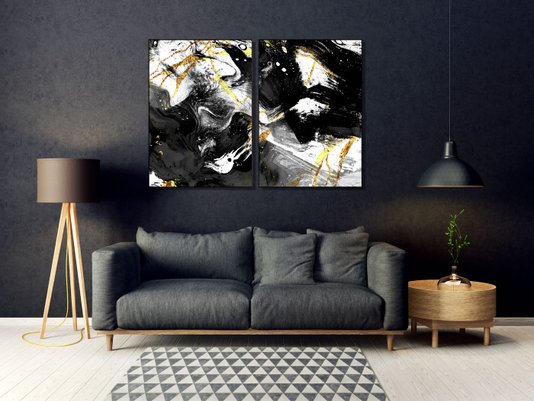 Quadro ambientado. 