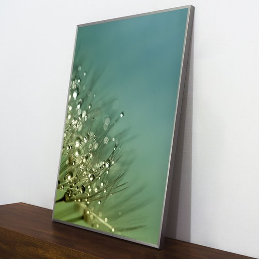 Par de Quadros Floral Verde Dente de Leão 120x90 cm
