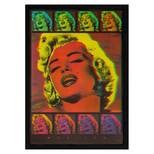 Poster 3D Diva Marilyn Monroe 50x70cm com/sem Moldura
