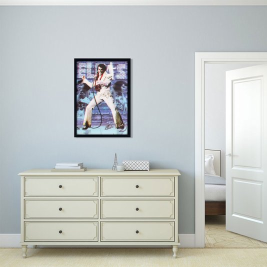 Poster 3D Show Elvis Presley 50x70cm com/sem Moldura