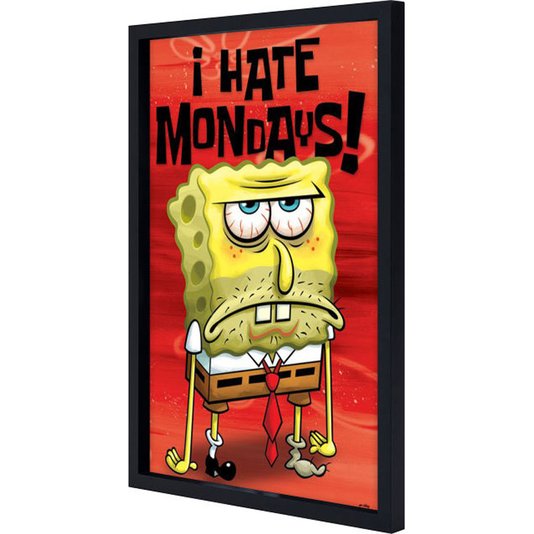 Poster Bob Esponja I Hate Mondays 60x90cm com/sem Moldura
