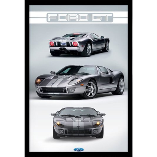 Poster Carro Esportivo Ford GT 60x90cm com/sem Moldura