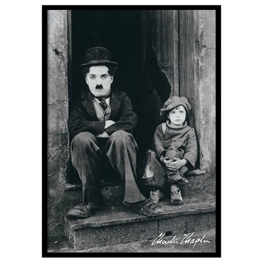 Poster Charlie Chaplin Doorway 60x90cm com/sem Moldura