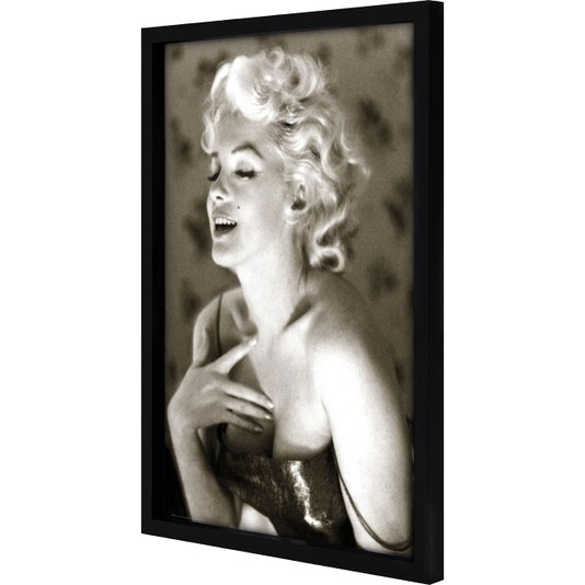 Poster Diva Marilyn Monroe em Preto e Branco 60x90cm com/sem Moldura