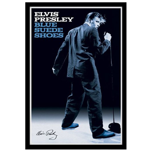 Poster Elvis Presley Blue Suede Shoes 60x90cm com/sem Moldura