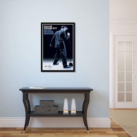 Poster Elvis Presley Blue Suede Shoes 60x90cm com/sem Moldura