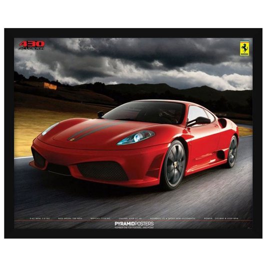 Poster Ferrari 430 Scuderia 90x60cm com/sem Moldura
