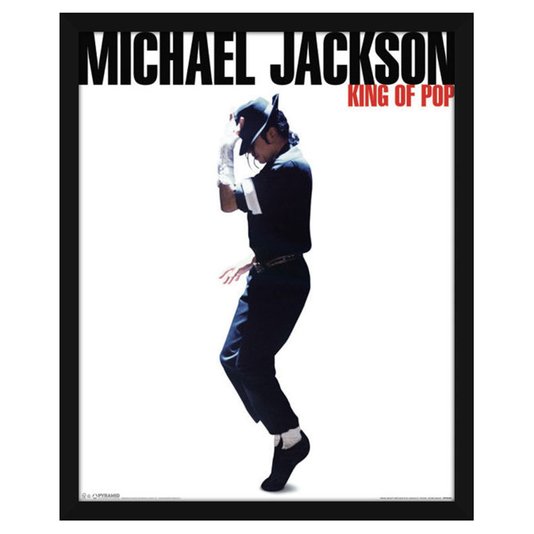 Poster Michael Jackson Moonwalk 40x50cm com/sem Moldura