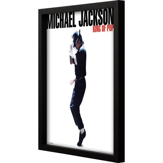 Poster Michael Jackson Moonwalk 40x50cm com/sem Moldura