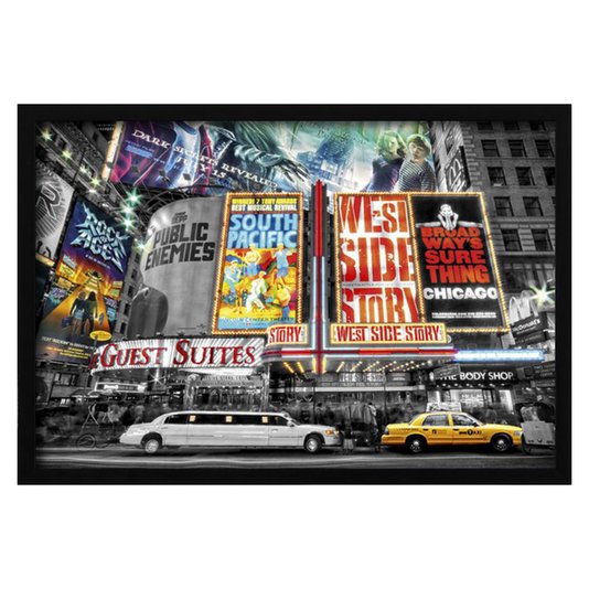 Poster New York Theatre 90x60cm com/sem Moldura