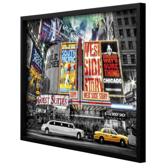 Poster New York Theatre 90x60cm com/sem Moldura