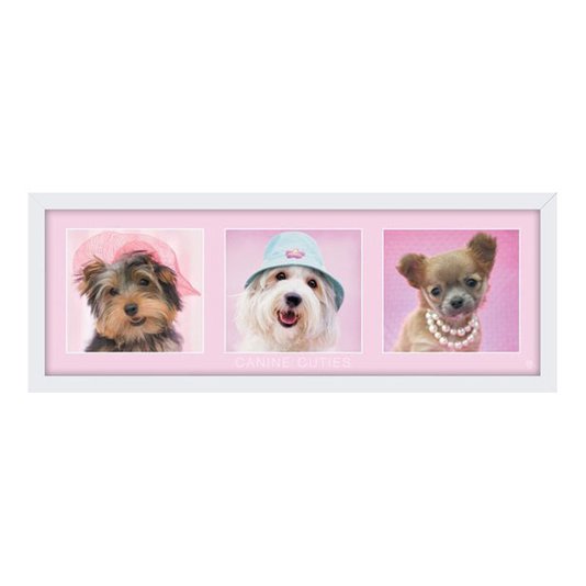 Poster Pets Cachorros 90x30cm com/sem Moldura